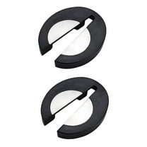 Hytrove 2Pcs Safety Cutting Wine Bottle Foil Cutter in Black for Home Bar Use