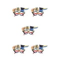 thumbnail image 1 of Gafas de Carnaval Bewildely DIY Plume Anteojos Marco Color Brillante Mascarada Decoración, 1 of 6