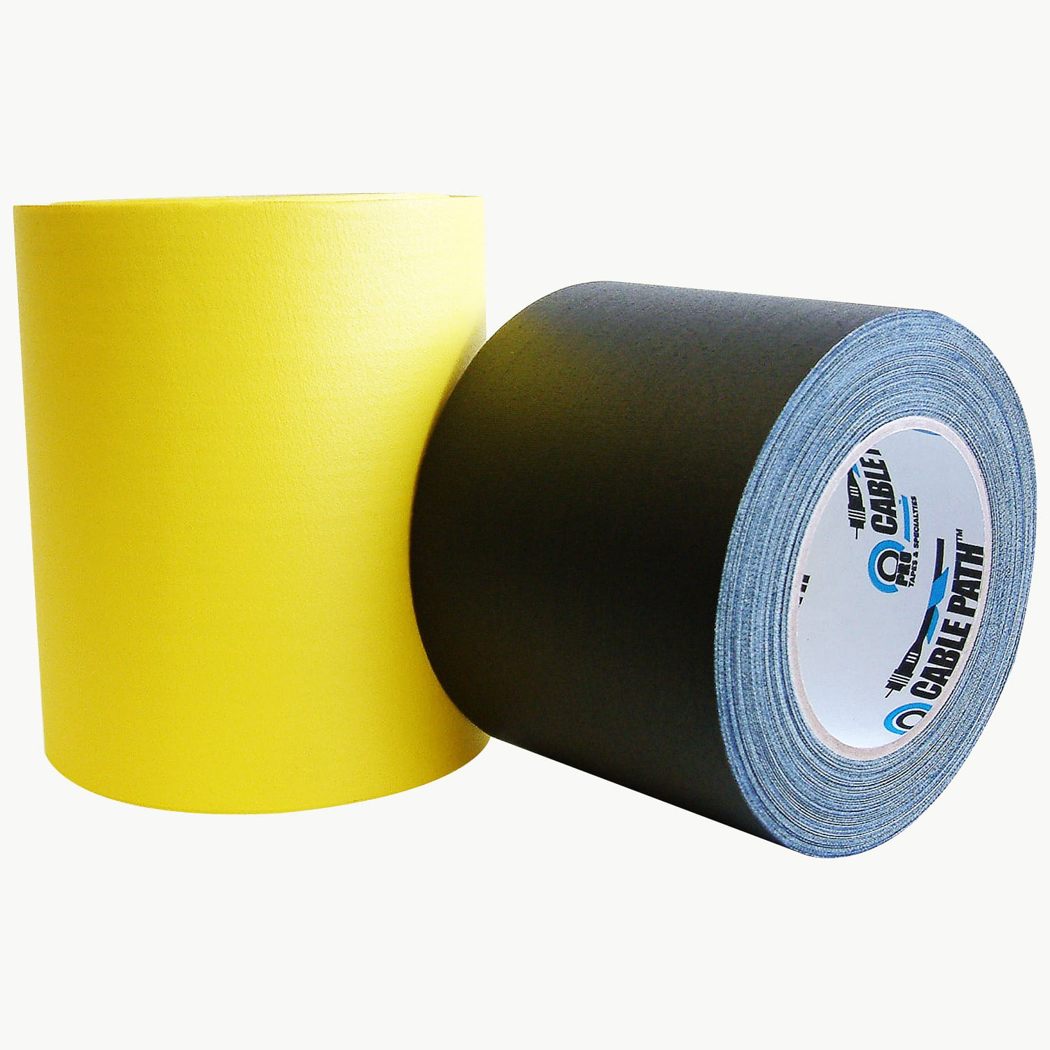 1 Roll 4" x 39 yd Cable Path Gaffers Tape Black & Yellow Free Shipping 