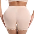 thumbnail image 4 of Soyumi Lace Slip Shorts for Under Dresses Women, Smooth Anti-Chafing Boyshorts Seamless Underwear Safety Shorts Boyshorts Lace Slip Shorts for Women, Beige, 4 of 7