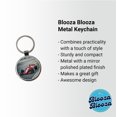 thumbnail image 2 of Red Racing Sports Car Metal Round Keychain, 2 of 7