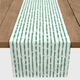 thumbnail image 3 of Creative Products Painted Strokes Teal 16x90 Poly Twill Table Runner, 3 of 3