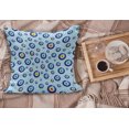 thumbnail image 2 of Evil Eye Fluffy Throw Pillow Cushion Cover, Traditional Protection on Dotted Backdrop Celebration Theme, Decorative Square Accent Pillow Case, 18" x 18", Multicolor, by Ambesonne, 2 of 5