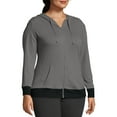 thumbnail image 4 of Just My Size Women's Plus Size Active French Terry Zip Hoodie, 4 of 5