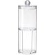 thumbnail image 1 of Organizador de maquillaje con soporte para almohadillas de algodón, soporte/estuche para burbujas de algodón cosmético de acrílico transparente, contenedores de almacenamiento de maquillaje, cont, 1 of 5