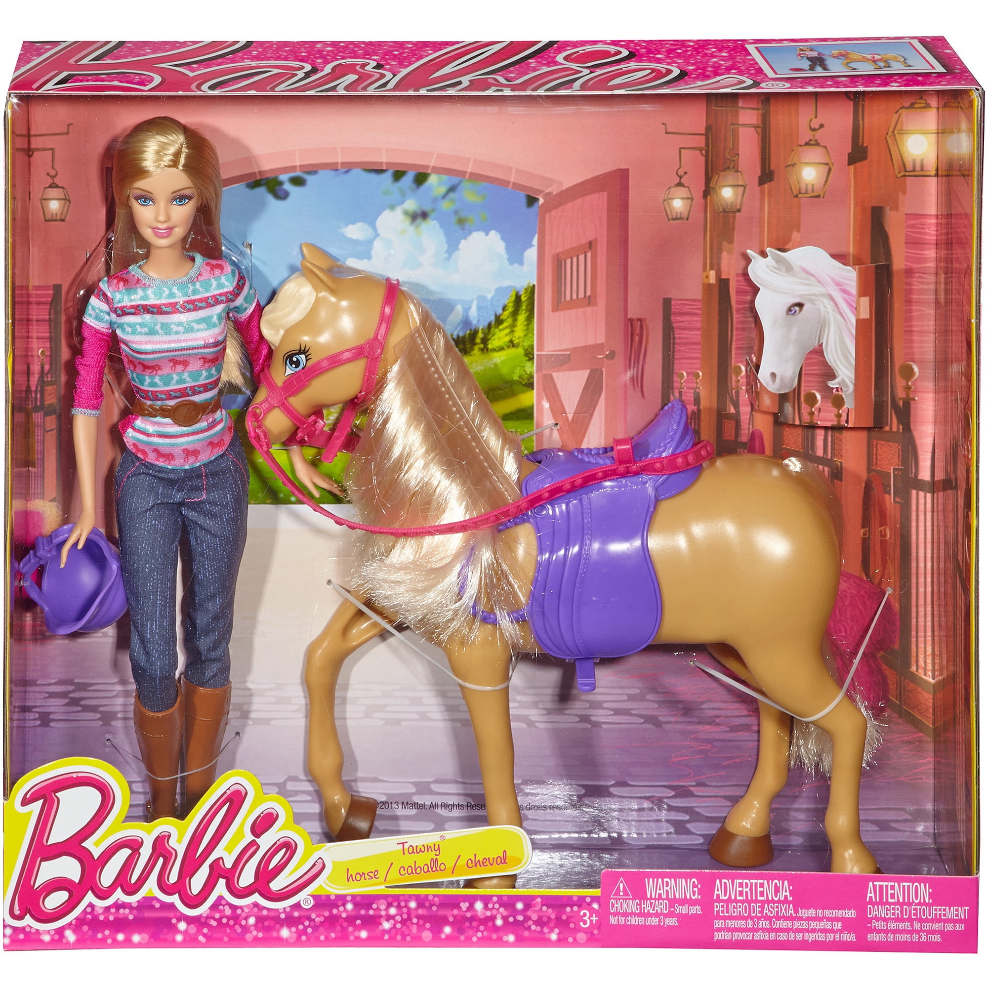 walmart barbie horse