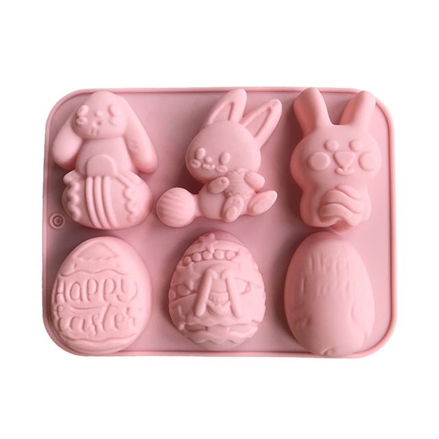 Harpily Daily Deals Clearance, Popsicles Molds Easter Rabbit Egg Silicone Cake Chocolate Cake Baking Abrasive