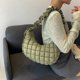 thumbnail image 2 of Bolso tote de nube para mujer Bolsos para axilas de moda de verano Bolso de hombro sólido (Verde), 2 of 6