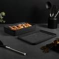 thumbnail image 4 of Thyme & Table 9" x 13" Silicone Baking Dish & Lid Set - Charcoal, 4 of 5