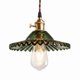 thumbnail image 1 of REMAKE E27 Industriell Vintage Taklampa Retro Glas Taklampa Lampskärm för E27 Lampor Industriell Taklampa Taklampa (Grön), 1 of 5