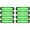 Green, variant on HRT 8pcs 12-LED Surface Mount Strobe Lights, Sync Feature, White for Truck Car Vehicle