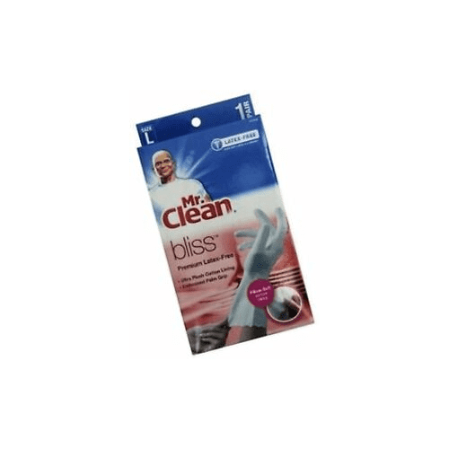 Mr. Clean Bliss Premium Latex-Free Gloves, Large (Pack of 12) 
