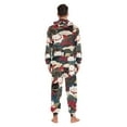 thumbnail image 4 of FORMRS Onesies Pajama for Adults Unisex Hoodie Winter Jumpsuit One Piece Sleepwear, Sizes S-2XL, White Lucky Cat, 4 of 7