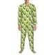 thumbnail image 3 of Balery Corn Cob Pijama para Hombre de Dos Piezas con Manga Larga, Conjunto de Dormir y Descanso Suave con Bolsillos-Large, 3 of 7