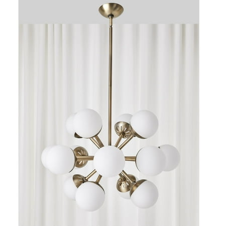 

Uttermost Droplet Steel And Glass 16 Light Sputnik Chandelier 21357