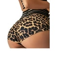 thumbnail image 1 of SHCKE Women's High Waist Yoga Shorts Tummy Control Workout Running Compression Shorts Leopard&nbsp;Print Shorts, 1 of 8