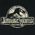 thumbnail image 4 of Jurassic World Men's T-Shirt Camo Filled Logo Design Adult Short Sleeve Crewneck Tee, 4 of 5