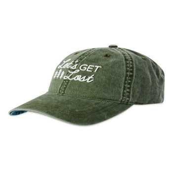 Time and Tru Women's Lets Get Lost Baseball Cap