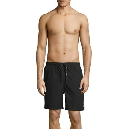 Calvin Klein Bottoms - Modern Volley Solid Swim Trunks