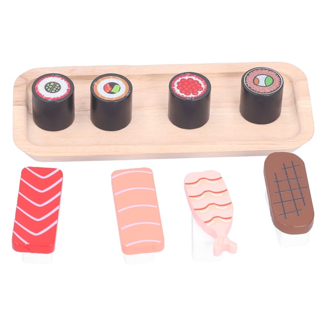 Juguete De Sushi, Sushi De Simulación Fácil De Limpiar Para El Aprendizaje Temprano Para La Casa De Juegos Para Niños De 3 Años