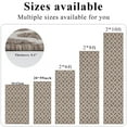 thumbnail image 6 of Yamaziot 1.7'x5' Runner Rug Long Farmhouse Kitchen Laundry Room Rug, Doormat Non Slip Washable Hallway Area Rug, Brown, 6 of 7