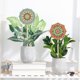 thumbnail image 5 of Cuadros Decorativos 3D DIY diamante jardín plantas decorativas juego Rhinestone artesanía césped decoración Stickv Ehuebsd Nuevos Originales, 5 of 8