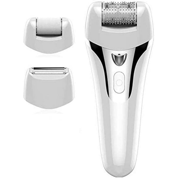 RKXQT 3-in-1 Epilator for Women - Hair Removal for Legs, Underarms, Bikini, and Face, White