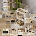 thumbnail image 4 of Makeup Organizer with Drawers,Skincare Organizer for Vanity,Storage Box with Cover,Large Cosmetic Display case for Dresser, Bathroom Countertop, 4 of 8
