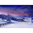 thumbnail image 3 of Startonight Mural Wall Art Winter Landscape in my Living Room Illuminated Landscapes Wallpaper Photo 5 Stars Gift Large 10 x 28,82 ‘’ x 50,4 ‘’ Total 8’4”x 12', 3 of 4