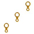 thumbnail image 3 of Yuarrent Anillo de escalada de montaña Descensor profesional de 8 formas para cuerda de 8-13 mm Oro Oro 3piezas Yuarrent CBP341157, 3 of 6