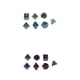 thumbnail image 1 of 14 unids / set de dados de múltiples caras para s de de DND D4-D20, 1 of 9