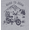 Slate, variant on Modern Moments by Gerber Baby and Toddler Boy Organic Loose Fit Ringer Top, Sizes 0/3 Months - 5T
