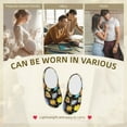 thumbnail image 7 of Wukai Cartoon Bird Owl Print Women's Indoor Bedroom Slipper Slip On Shoes, Unisex House Shoes with Anti-Skid Sole for Men, Gift for Women Men-46/47, 7 of 7