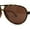 Tortoise Brown, variant on Mens Bamboo Arm Plastic Racer Sunglasses Matte Black