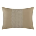 thumbnail image 3 of Nanshing Nexus Pintuck 7-Piece Reversible Comforter Set, Taupe, 3 of 5