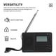 thumbnail image 5 of Digital Am Radio Fm Altavoz Bluetooth Soporte De Radio De Onda Corta Tarjeta Tf Y Sintonizador De Grabación Aux Radio Portátil Recargable Para Interiores Y Exteriores seitruly EL010420-00, 5 of 6