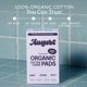 thumbnail image 2 of Toallas Menstruales August Súper Finas de Algodón Orgánico Paquete de 36, 2 of 9