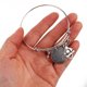 thumbnail image 4 of Pulsera ajustable de metal para graduados de la Clase 2025 Regalo de graduación Joyería de graduación universitaria Pulsera de graduación, 4 of 7