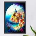 thumbnail image 2 of Pintura de diamante 5D DIY Juego de brocas redondas completas Castillo Decoración para el hogar 2 piezas Hugtrwg Para estrenar, 2 of 9
