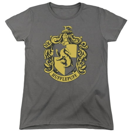 Harry Potter - Hufflepuff Crest - Women's Short Sleeve Shirt - Large