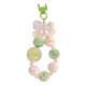 thumbnail image 1 of Llavero con cuentas, colgante de llave de coche de dibujos animados, pulsera portátil, llavero para fiesta de niñas Verde, 1 of 9