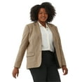 thumbnail image 3 of Free Assembly Long Sleeve Relaxed Fit Plaid Blazer (Women's) 1 Pack, 3 of 13