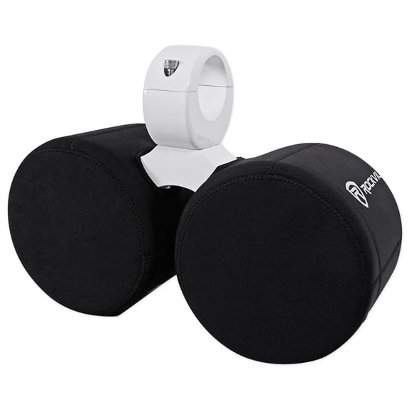 Rockville RWBC Dual 8" Neoprene Marine Boat Wakeboard Tower Speaker Covers