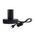 thumbnail image 1 of pied De Lampe De Table - Pied De Lampe De Chevet Noir - Diseño Y Función 10 W Máx. Con cable interruptor, 1 of 5