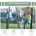 thumbnail image 4 of Aosom Filet de Sécurité Rond de 14 Pieds pour Enceinte de Trampoline, Clôture de Remplacement, Pièce de Rebond pour Trampolining, Aucun Poteau Inclus, 4 of 9