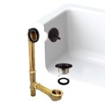 thumbnail image 4 of Westbrass 14" Brass Bathtub Assembly with Trip Lever and Strainer Drain, Oil Rubbed Bronze, 4 of 17