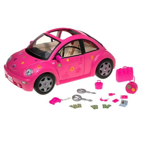 Barbie Volkswagen New Beetle PINK Mattel Collectible Car