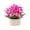G, variant on Artificial Flower Bouquet with Vase Faux Silk Floral Arrangement Low Maintenance Centerpiece for Living Room Bedroom Wedding Party Decor YYUZH