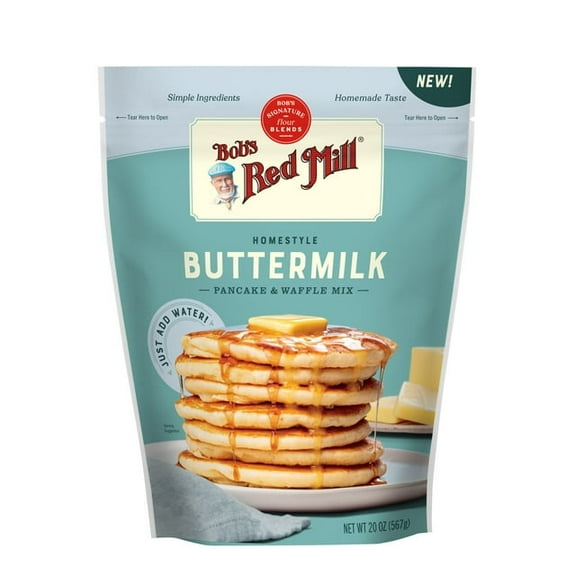 Bob's Red Mill Homestyle Buttermilk Pancake & Waffle Mix 20 oz -Pack of 4