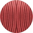 thumbnail image 1 of Ahgly Company Tapis d'Intérieur Lavables en Machine, Ronds Rouges de Transition, 7' Ronds, 1 of 7